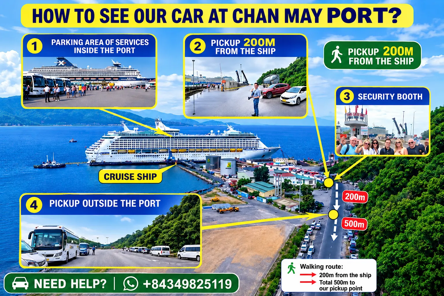 Chan May Port Pick Up Spot
