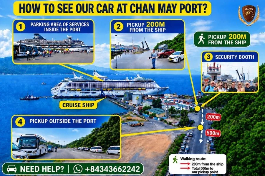 Chan May Port to Da Nang tour full day - Vietnam Limousine