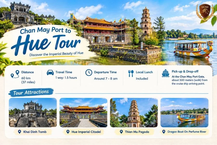 Chan May Port to Hue Tour - Vietnam Limousine