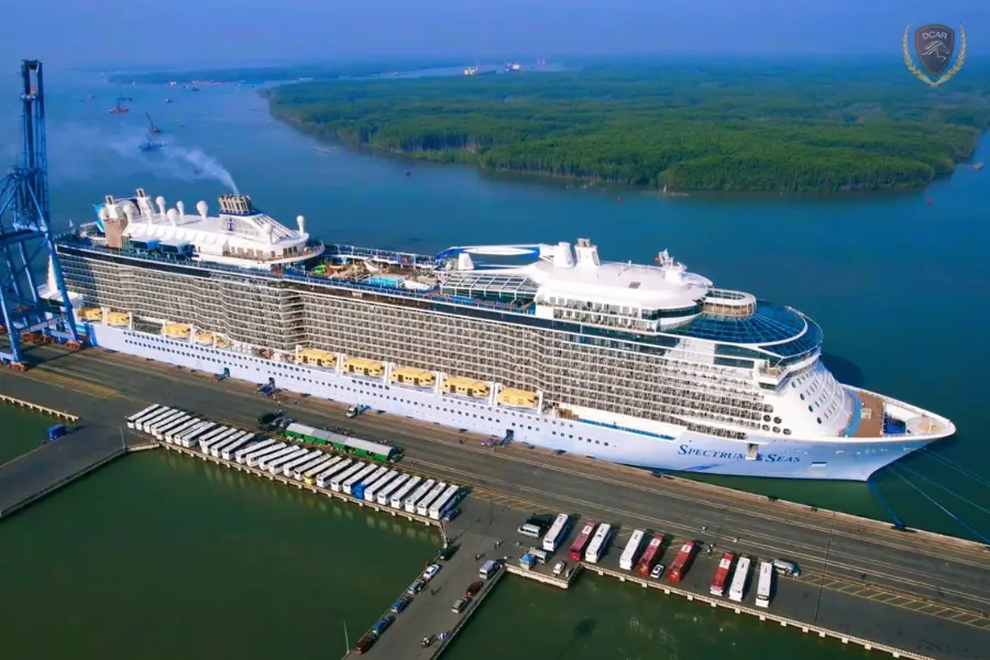 Phu My Cruise Port in Saigon's outskirts