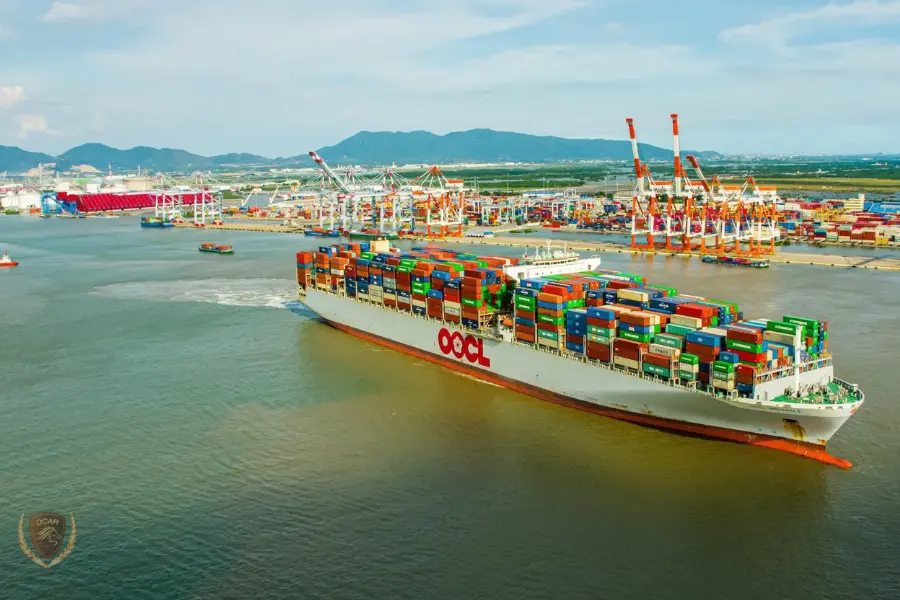 Phu My Port handles heavy container ships and dry bulk cargo besides passenger cruise ships