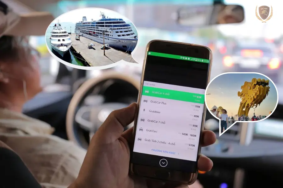 Book a Grab from Tien Sa Port