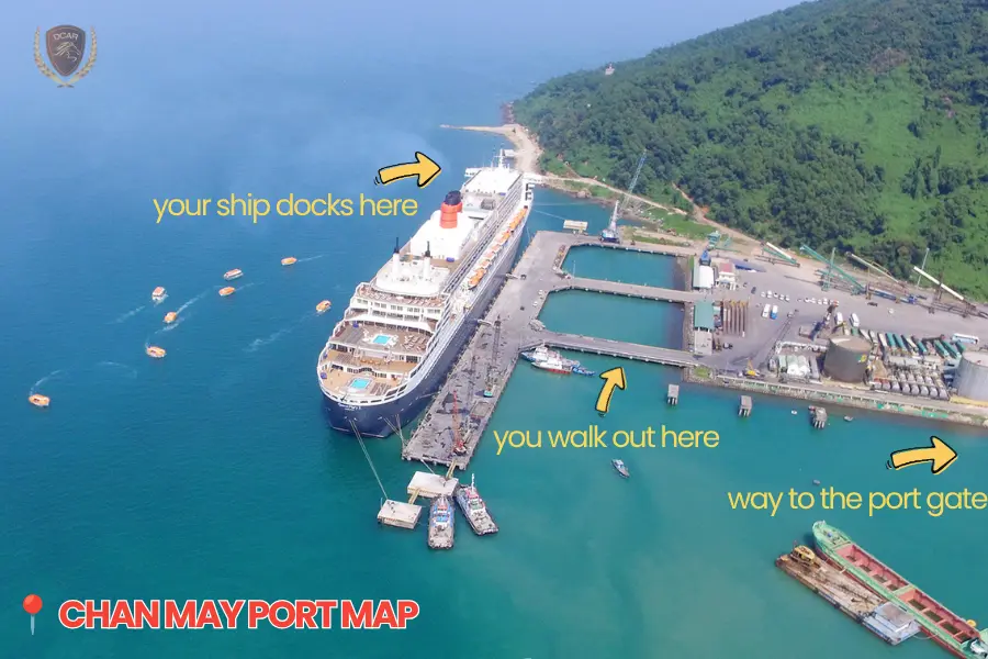 A typical port disembarkation in Vietnam